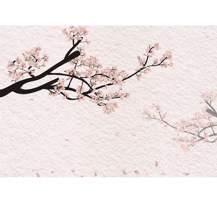 Fleur de Cerisier Wall mural - TenStickers