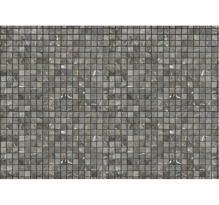 Black Tiles Bathroom Murals - TenStickers