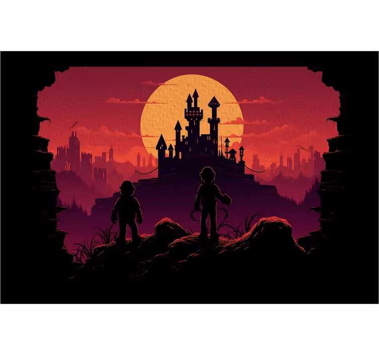 Castle world Teenage wall murals - TenStickers