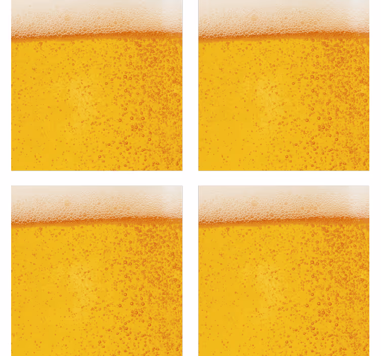 Beer texture coaster beer mats - TenStickers