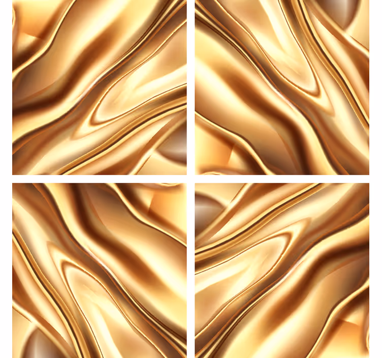 Texture coaster with flowing wave design - TenStickers