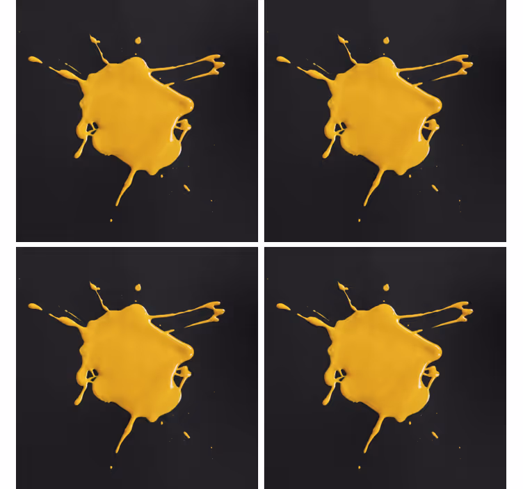 Yellow splash texture coaster - TenStickers