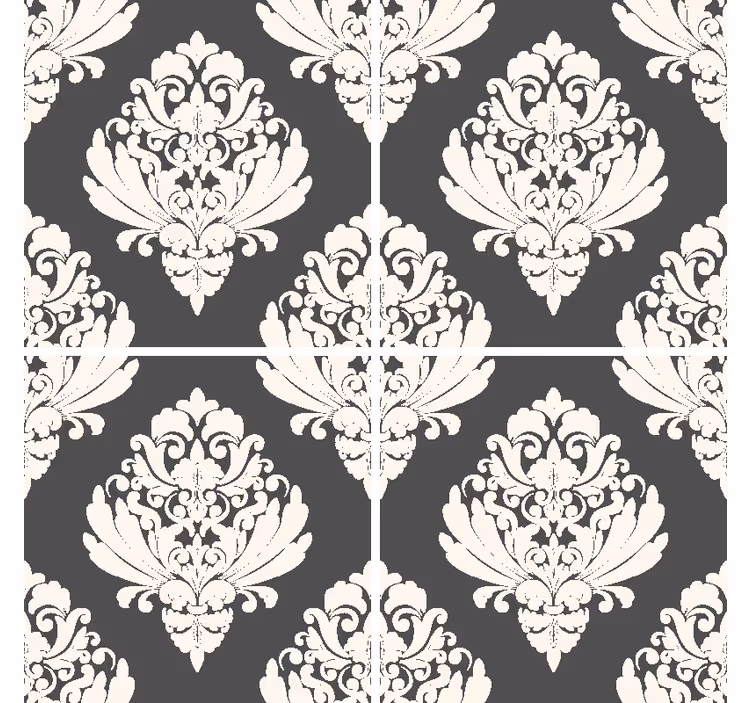 Texture coaster with decorative pattern surface - TenStickers