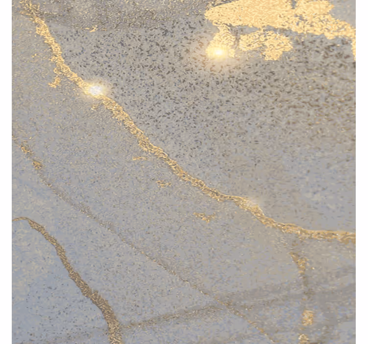Texture coaster elegant gold foil finish - TenStickers