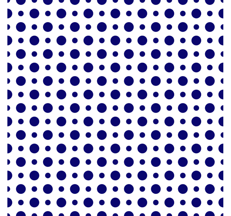 Texture coaster bold polka dot pattern - TenStickers