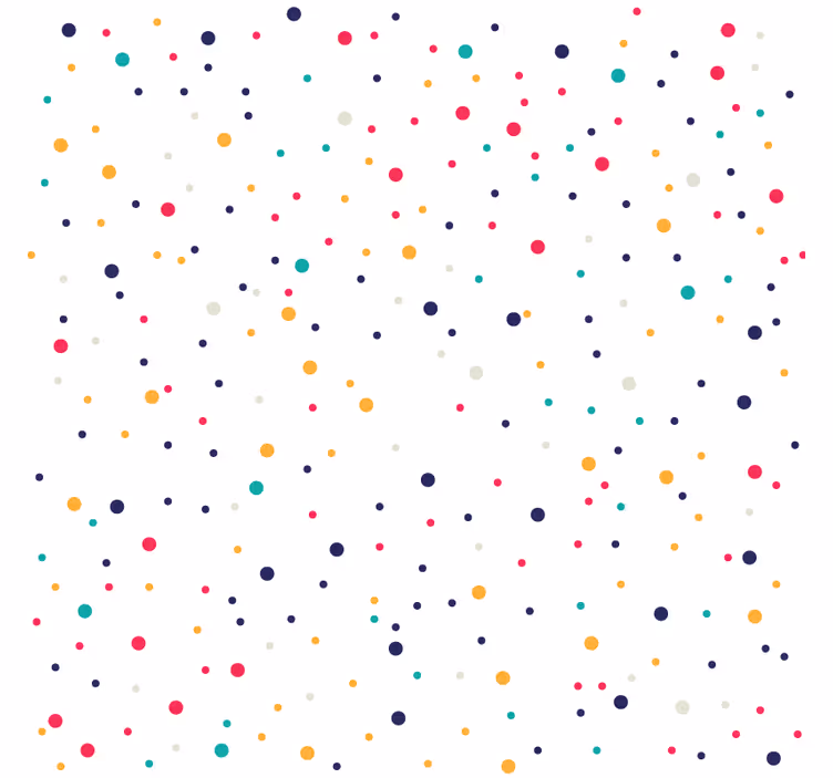 Texture coaster in vibrant dot design - TenStickers