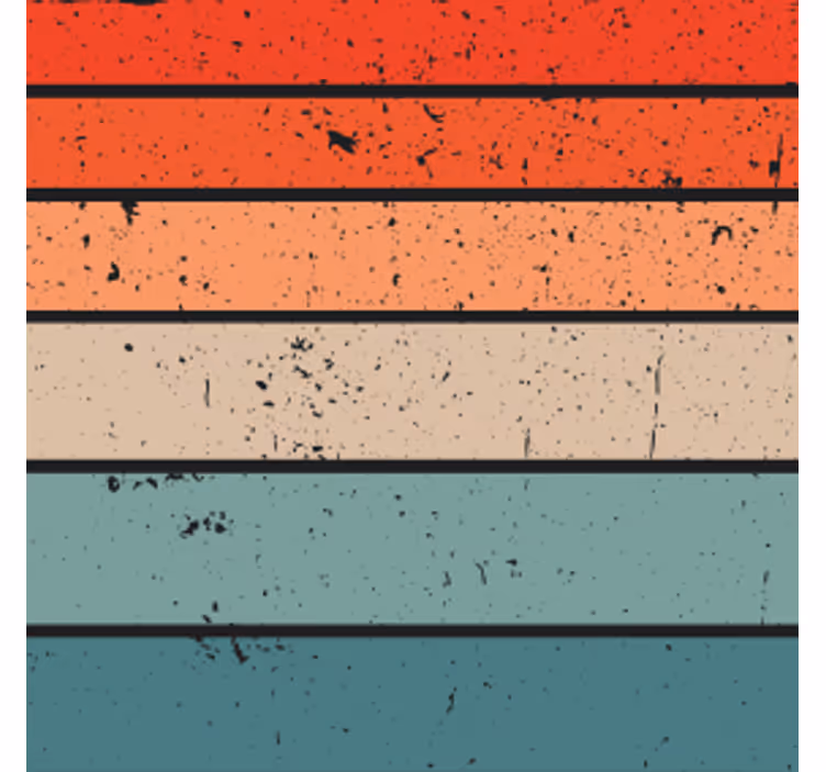 Texture coaster with textured striped layers - TenStickers