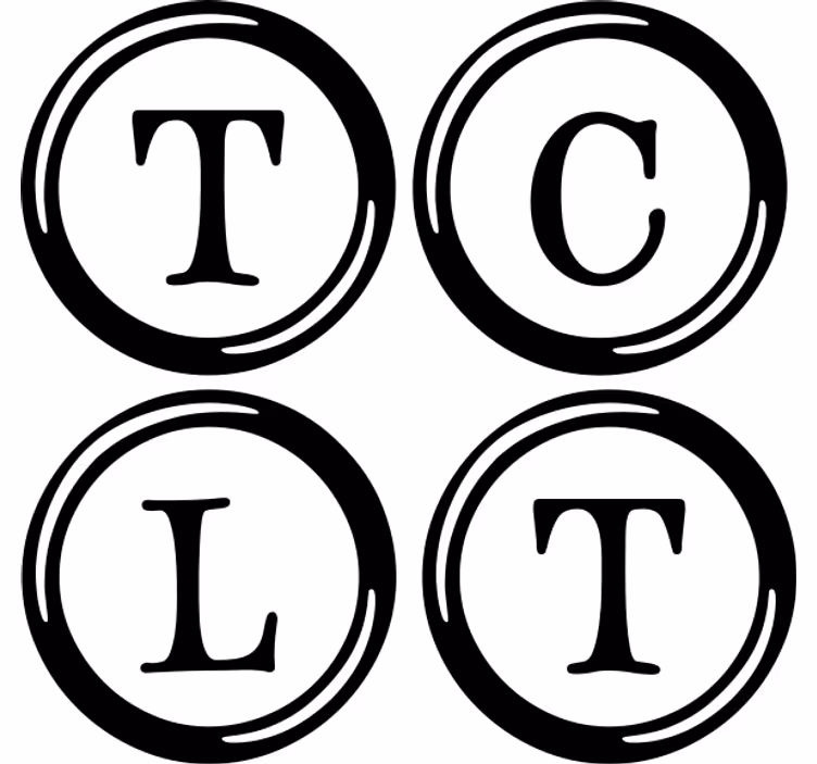 Customisable coasters with t, c, l monogram - TenStickers