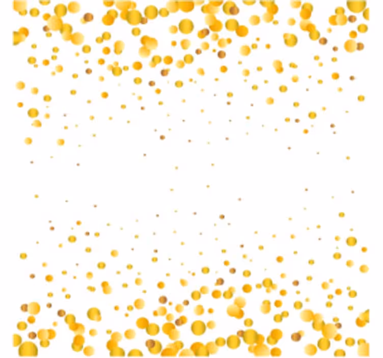 Texture coaster in yellow circular pattern - TenStickers