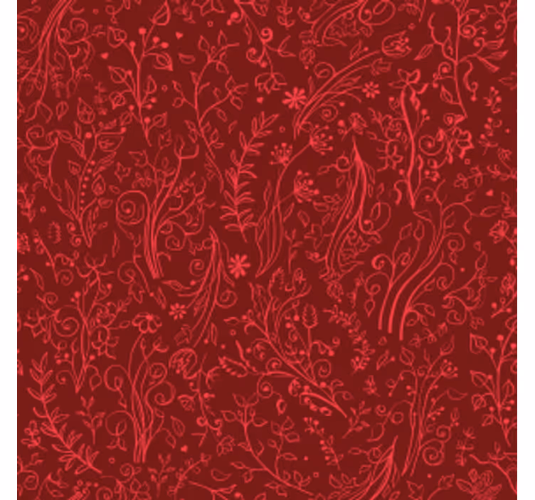 Floral Patterned Background texture coaster - TenStickers