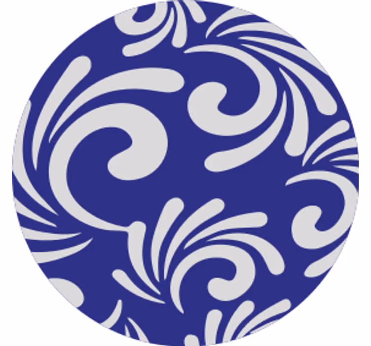 Texture coaster with swirling pattern design - TenStickers
