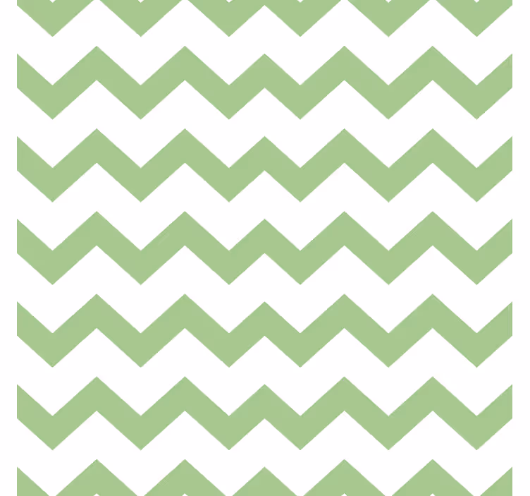 Texture coaster chevron pattern in green - TenStickers