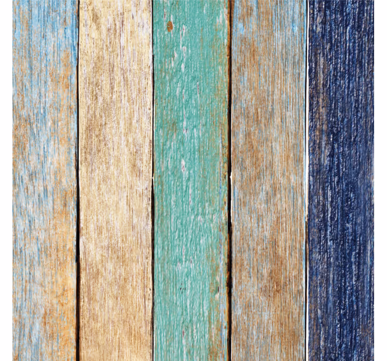 Texture coaster weathered wood planks - TenStickers