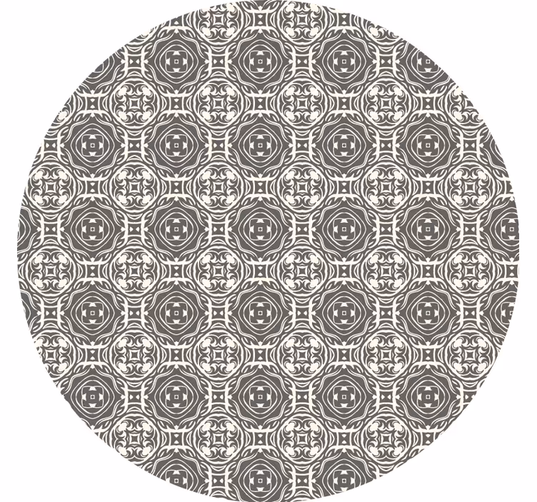 Texture coaster with circular patterned surface - TenStickers