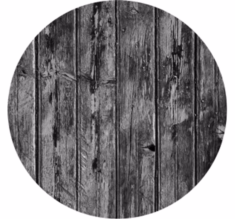 Rustic wood grain texture coaster - TenStickers