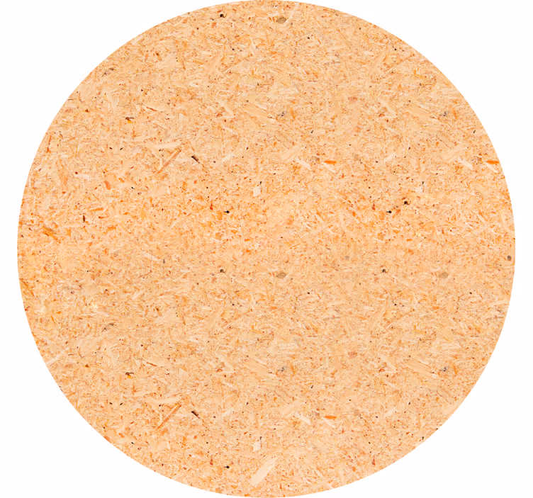 Round natural material texture coaster - TenStickers