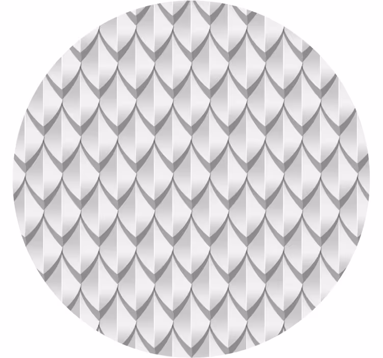 Texture coaster with elegant scaled design - TenStickers