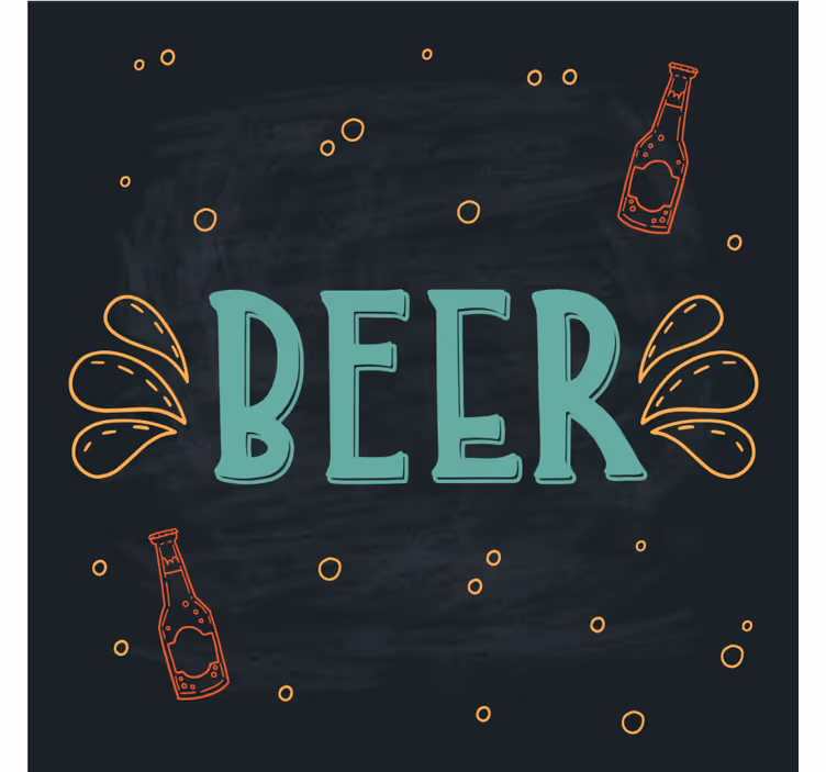 Beer mats playful brewing idea - TenStickers