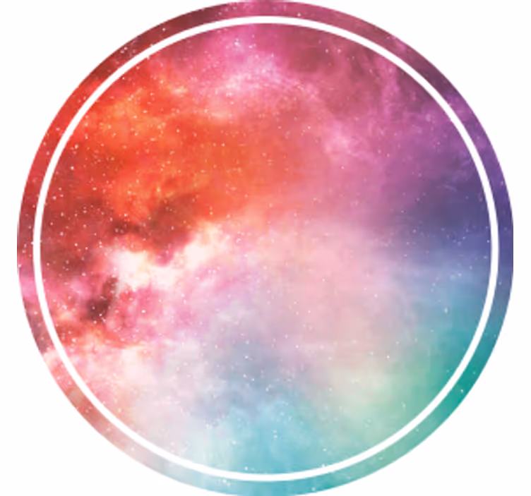Texture coaster galactic colorful swirl - TenStickers