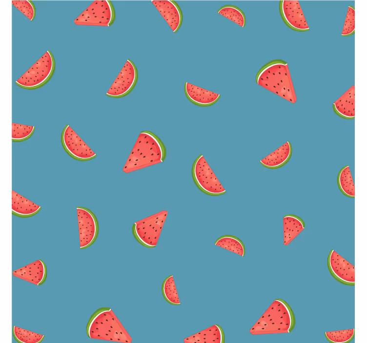 Modern coasters colorful watermelon design - TenStickers
