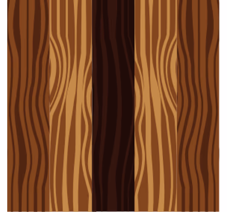 Natural wood grain texture coaster - TenStickers
