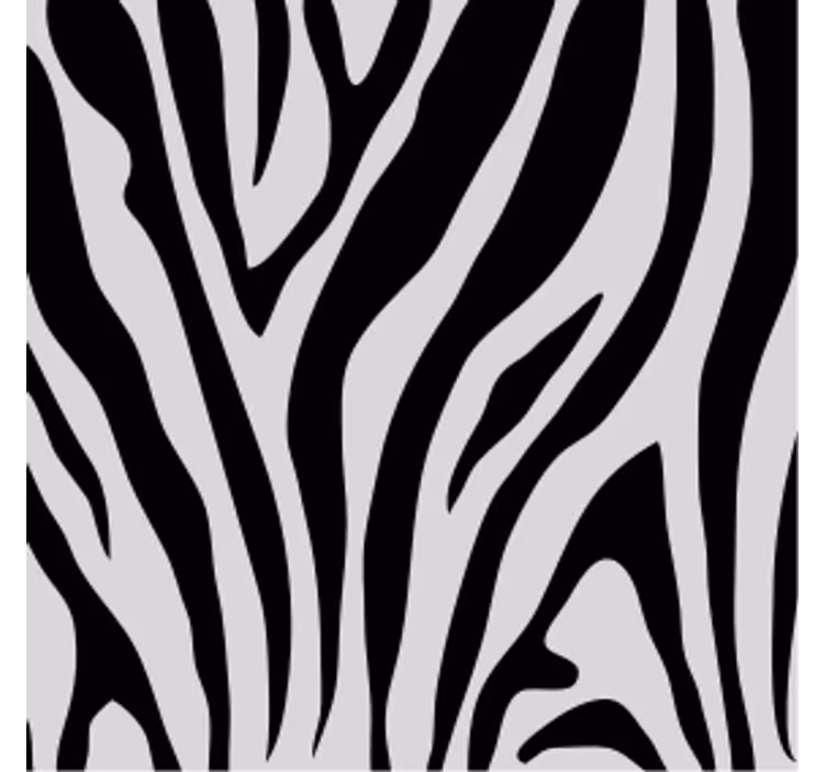 Texture coaster zebra stripe design - TenStickers