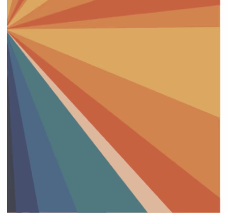 Texture coaster geometric color rays - TenStickers