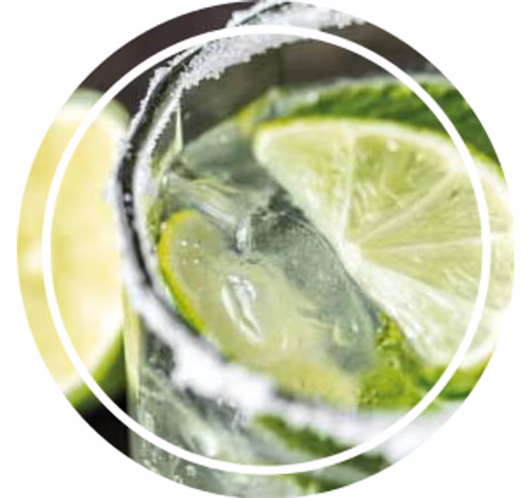 Customisable coasters lime infused delight - TenStickers