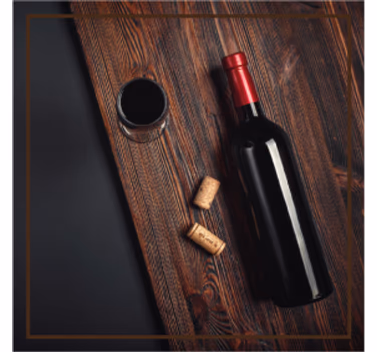 Beer mats for wine bottle corks beverage - TenStickers