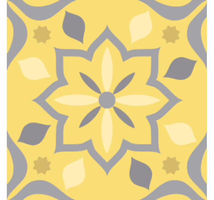 Wedding coaster floral print design - TenStickers