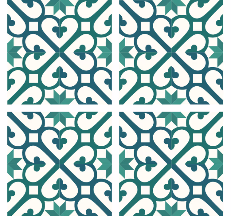 Texture coaster with complex geometric design - TenStickers