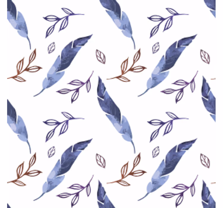 Texture coaster foliage watercolor designs - TenStickers