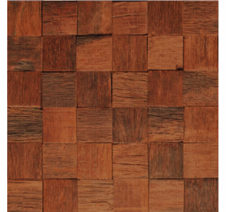 Texture coaster with wooden texture pattern - TenStickers