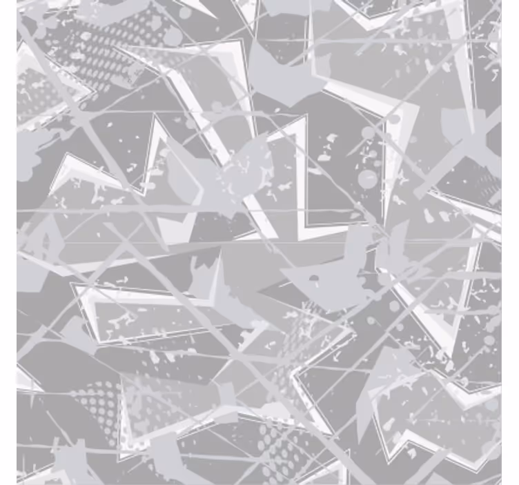 Texture coaster with abstract geometric design - TenStickers