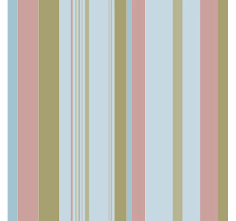 Vibrant striped motif texture coaster - TenStickers