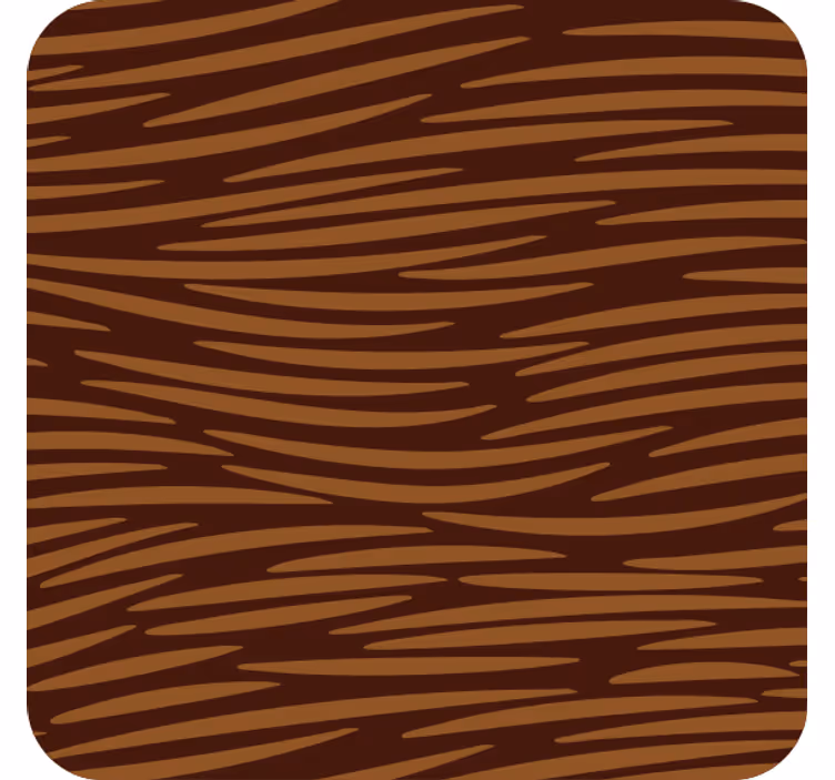 Texture coaster with wood grain design - TenStickers