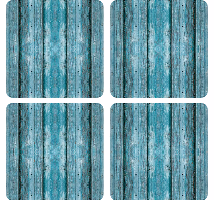 Texture coaster with textured plank surface - TenStickers