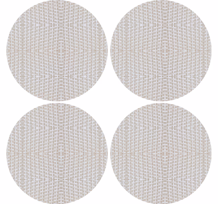 Texture coaster textured circular surface mats - TenStickers