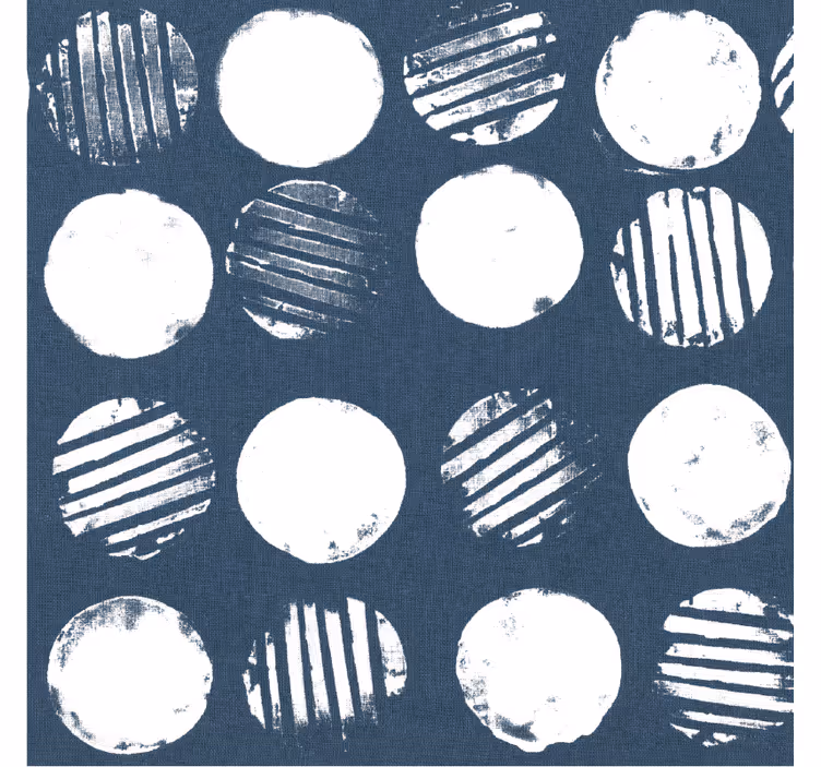Texture coaster with circular patterned design - TenStickers