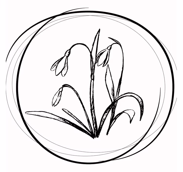 Texture coaster elegant floral design - TenStickers