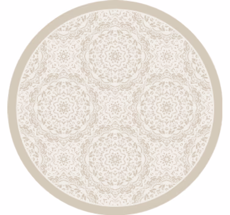 Texture coaster with detailed round design - TenStickers