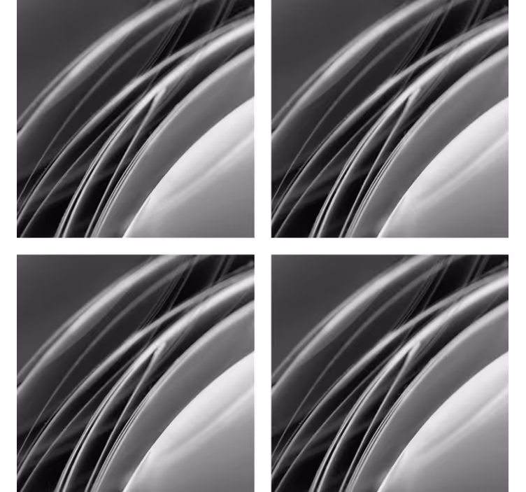 Abstract wave pattern texture coaster - TenStickers