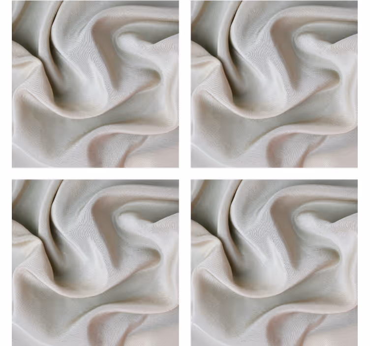 Texture coaster elegant soft fabric finish - TenStickers