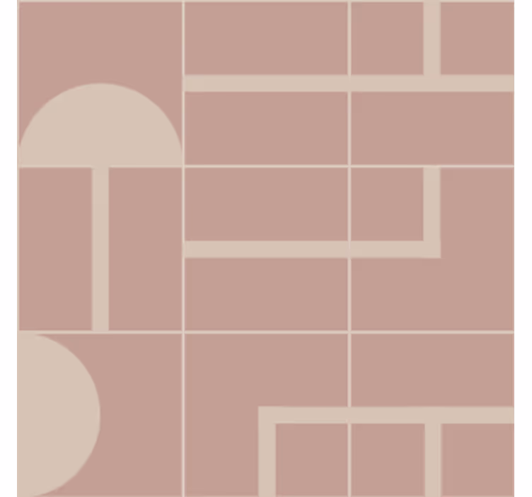 Geometric Patterned Surface texture coaster - TenStickers