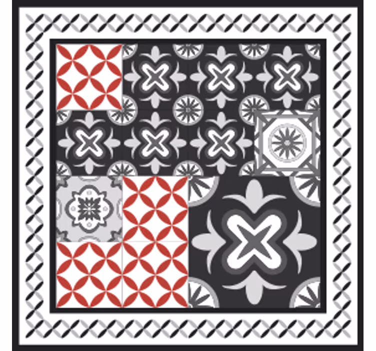 Texture coaster geometric patterns collage - TenStickers