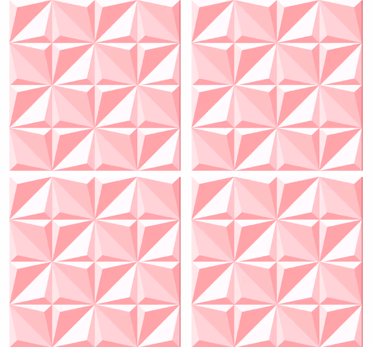 Texture coaster with textured geometric design - TenStickers