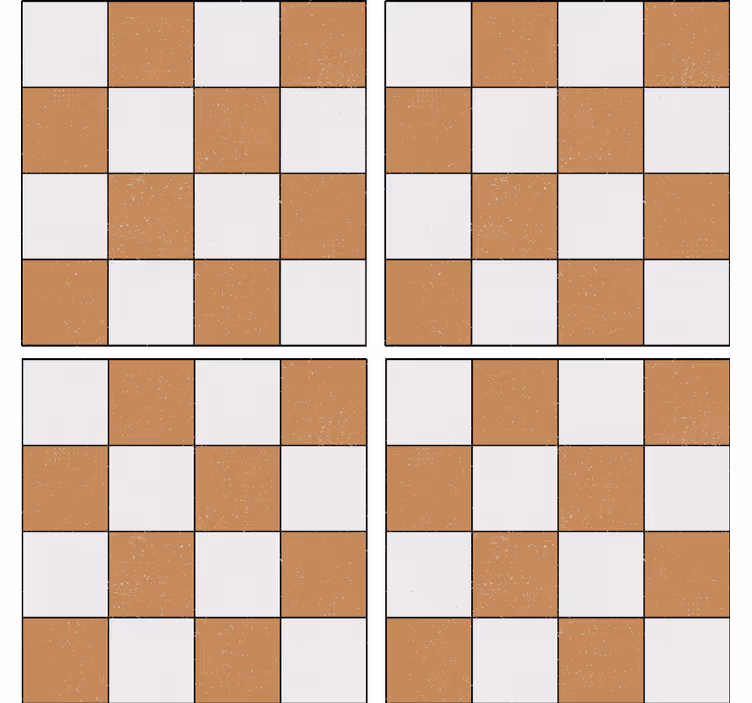Texture coaster with square textured surface - TenStickers