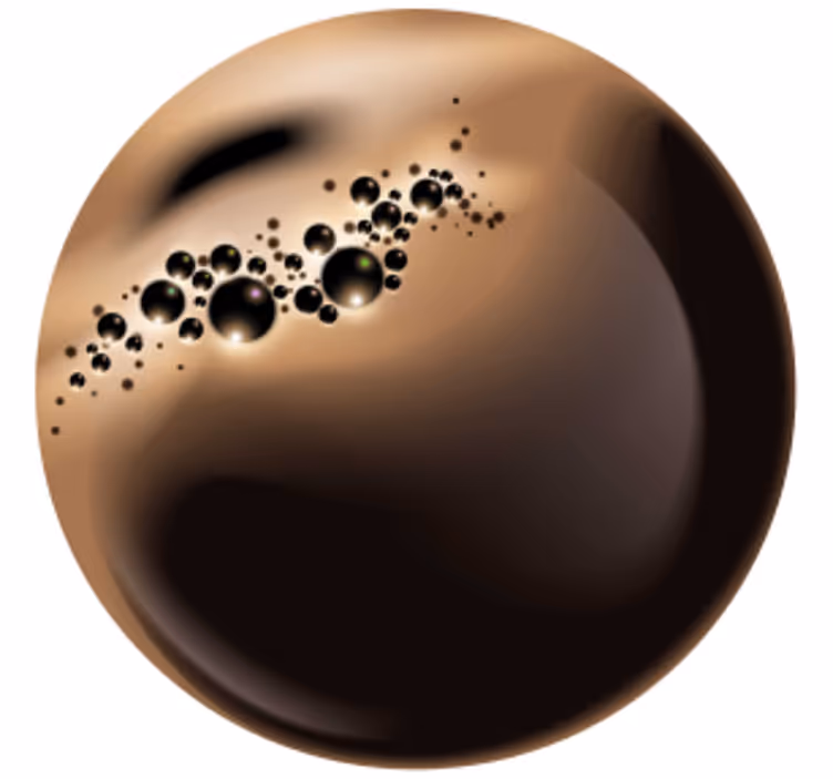 Coffe texture drink coasters - TenStickers