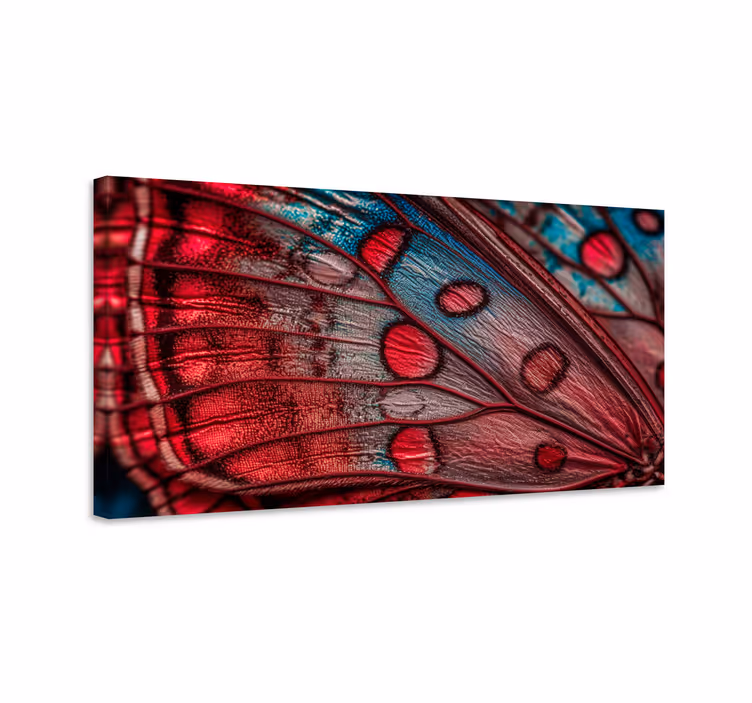 Butterfly canvas butterfly wing art - TenStickers