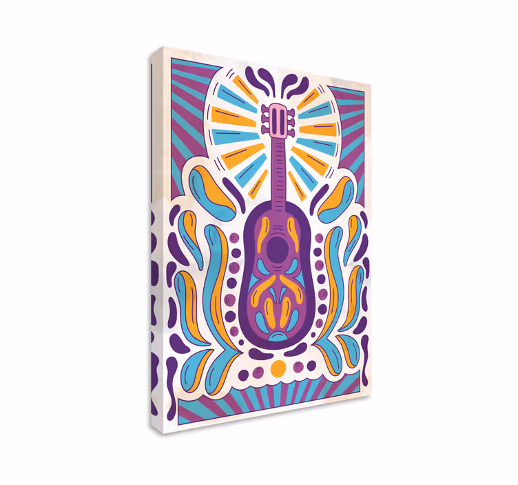 Musical motifs canvas art - TenStickers